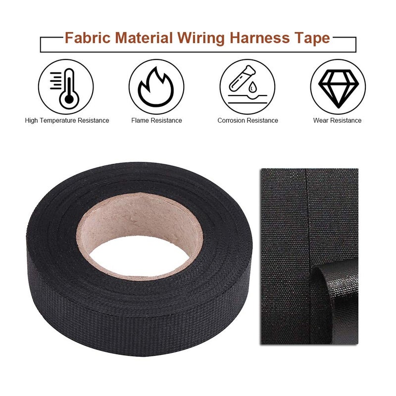 Keenso High Temperature Automotive Wiring Harness Tape(19mm*15m) - Image 3